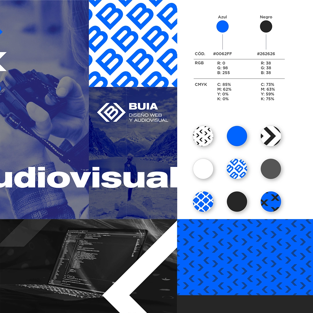 Visual and graphic identity for a video and cinema company