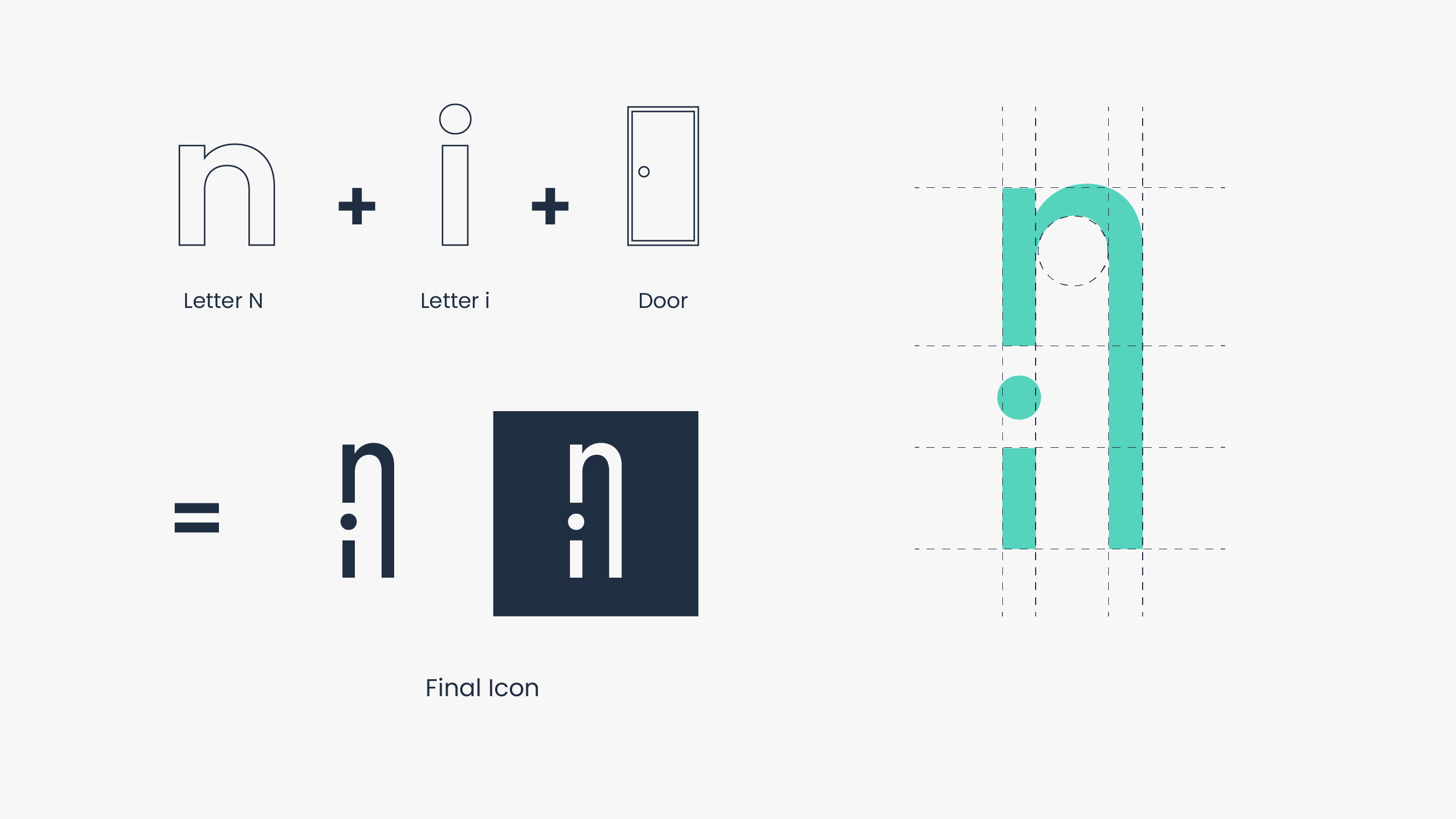 Modern Logo Concept for InPorta with Door Symbol